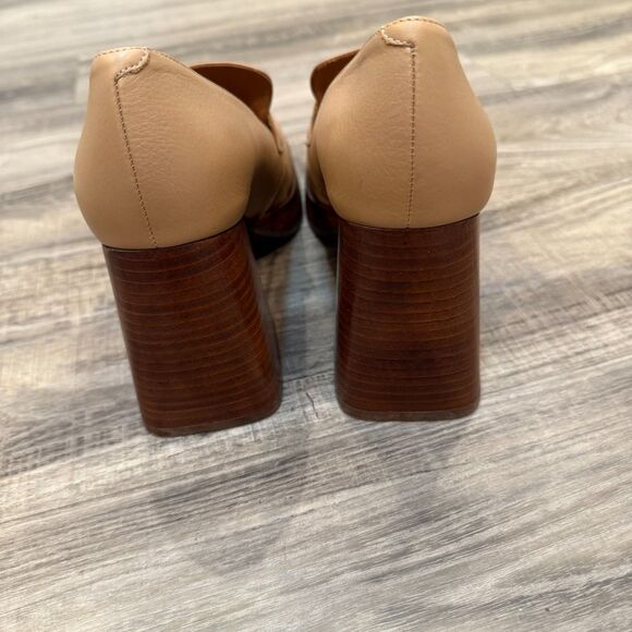 Angel Alarcon Leather Block Heels Size 40/ 9-9.5 US - Picture 3 of 6